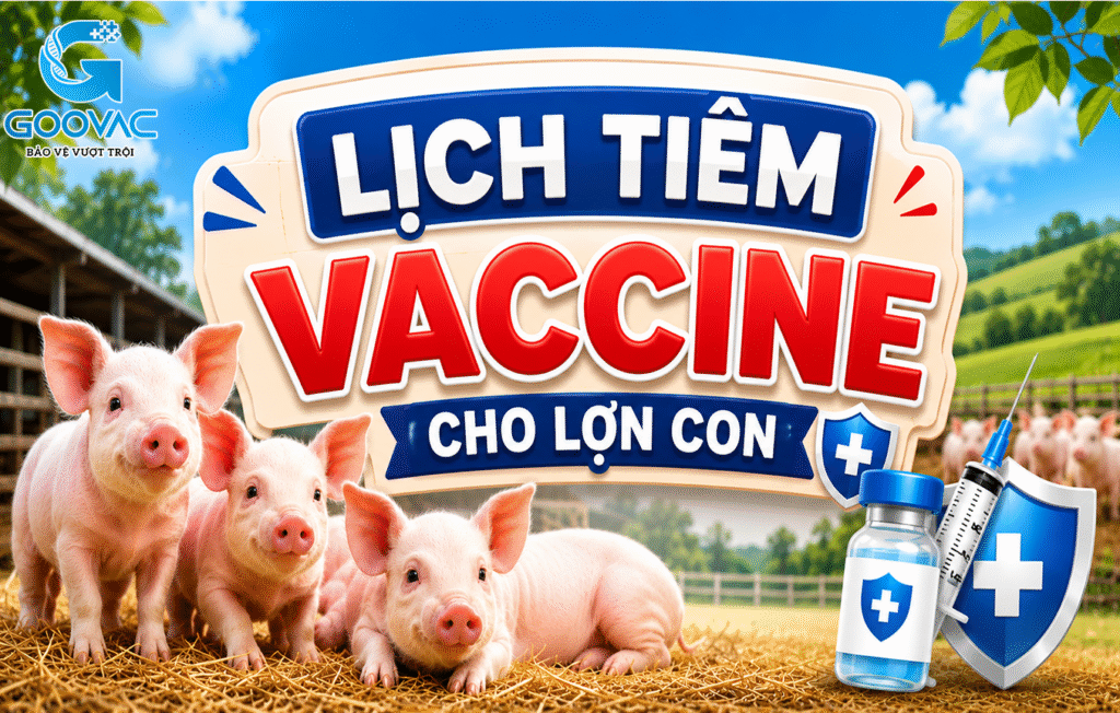 Lịch tiêm vaccine cho lợn con