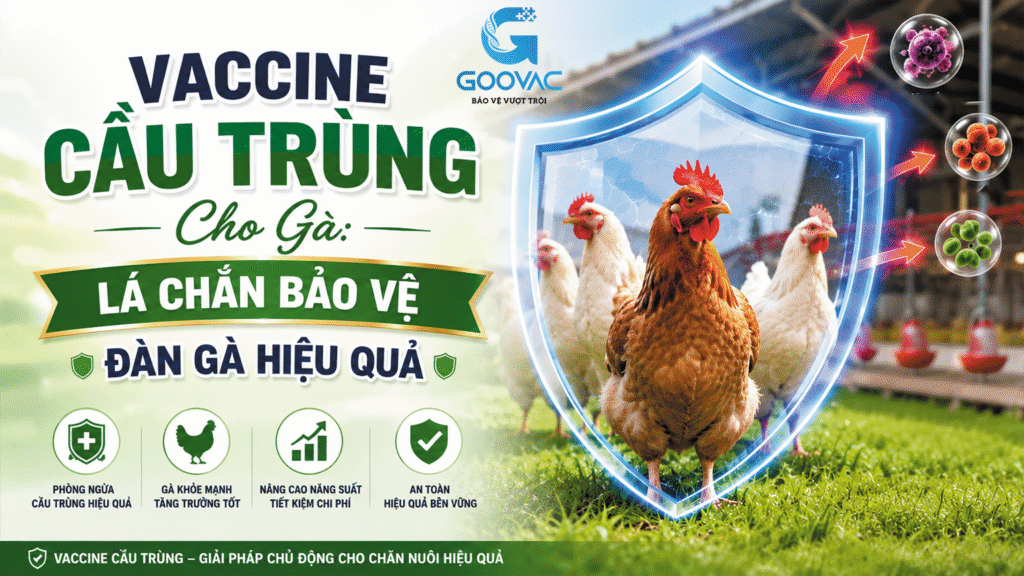 Vaccine cầu trùng cho gà