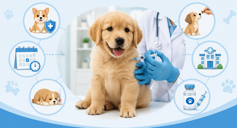 Những lưu ý khi tiêm Vaccine 7 bệnh cho chó