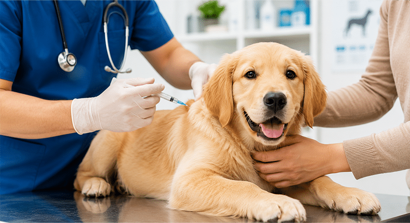 Những lưu ý khi tiêm vaccine cho chó
