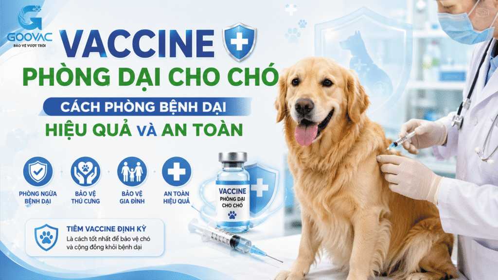 Vaccine phòng dại cho chó: Cách phòng bệnh dại hiệu quả và an toàn