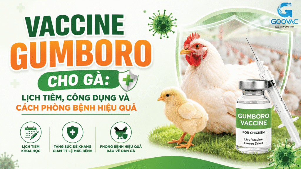 Vaccine Gumboro cho gà: Lịch tiêm, công dụng và cách phòng bệnh hiệu quả
