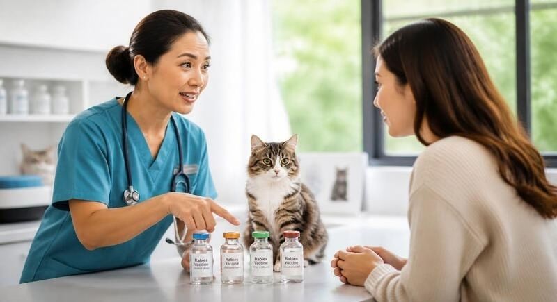 vaccine dại cho mèo