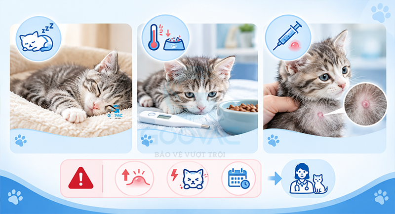 Các phản ứng bình thường trong 24–48 giờ đầu