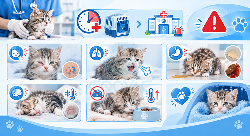 Dấu hiệu bất thường cần đưa đến thú y khẩn cấp